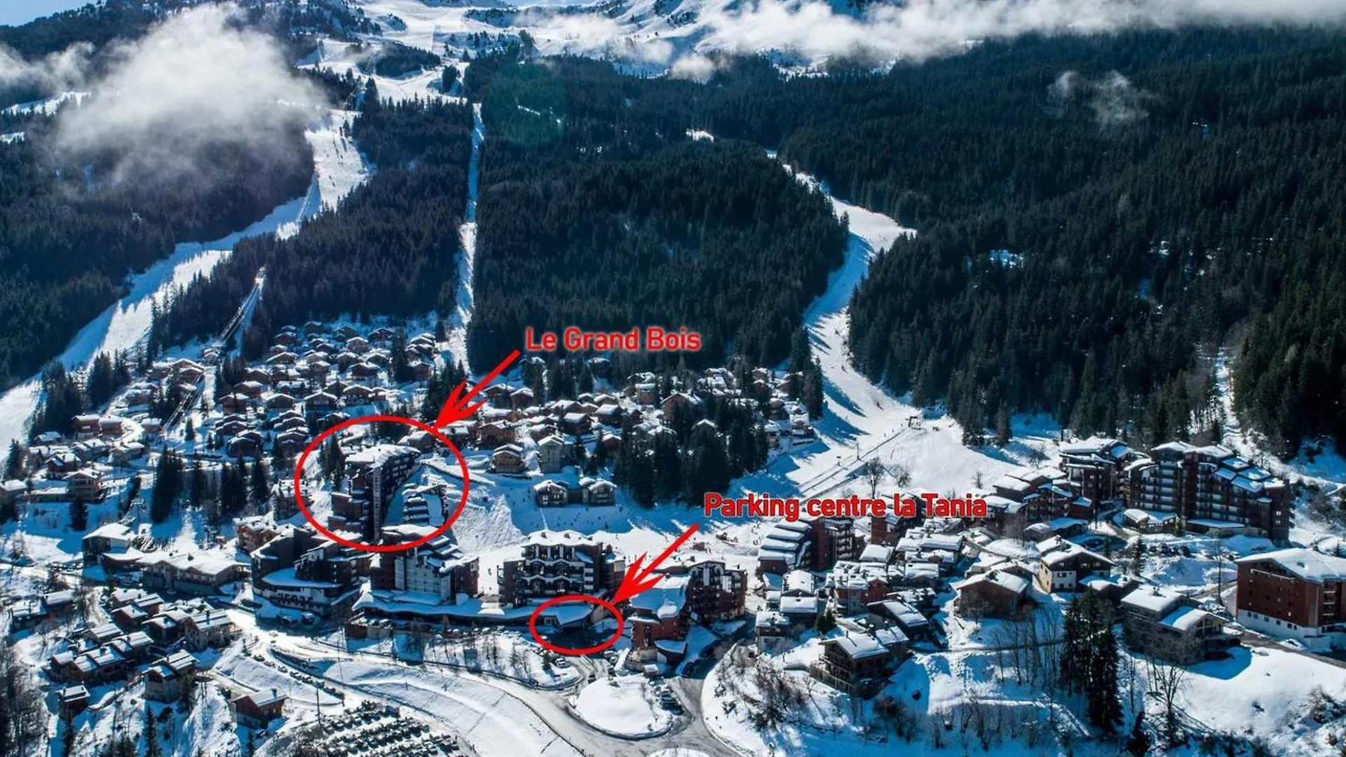 Charmant 2 Pieces Pour 4 Pers. Avec Balcon, Skis Aux Pieds - La Tania, Au Coeur Des 3 Vallees - Fr-1-182A-37 Courchevel Apartmán